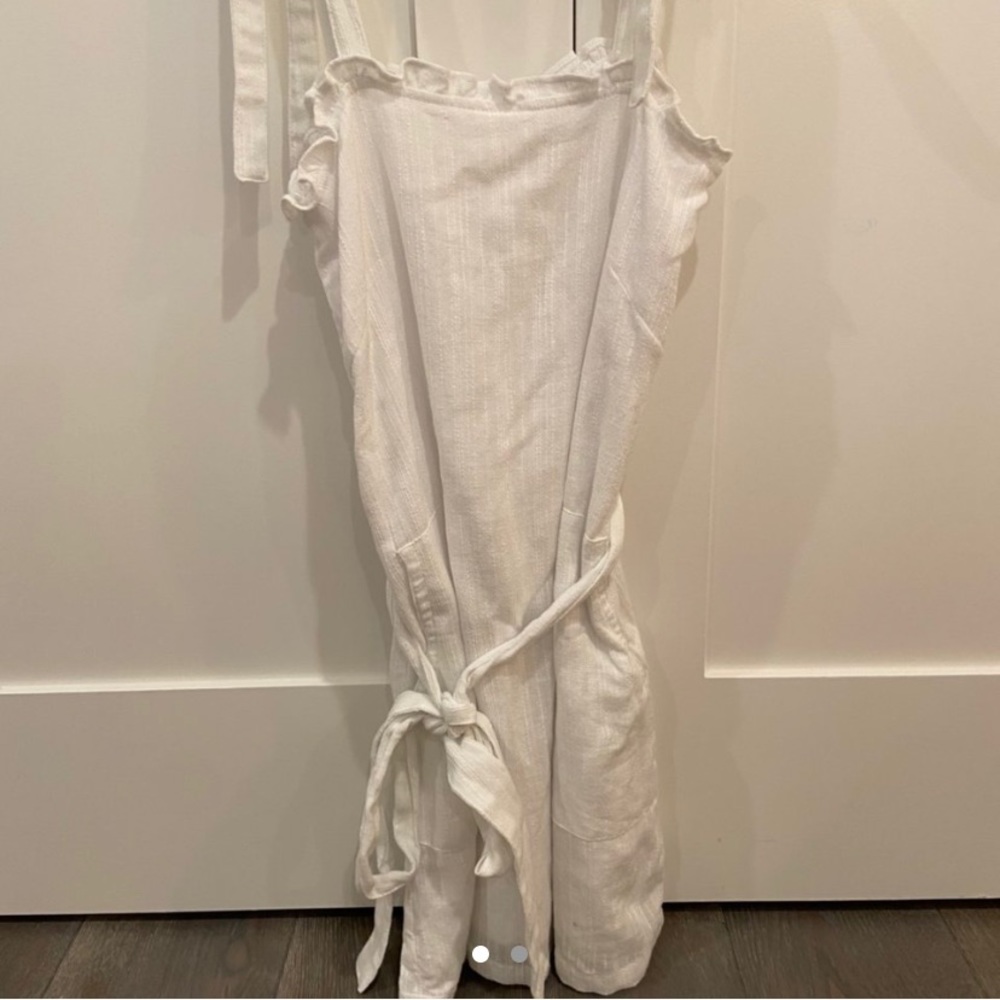 Rue Stiic White Linen Dress